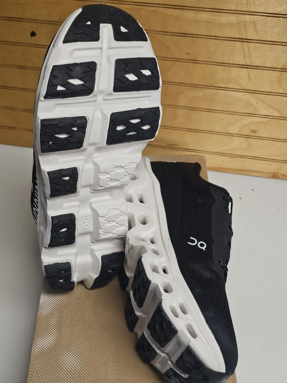 On Running Men's Cloudmonster 3 Black/White Running Shoes